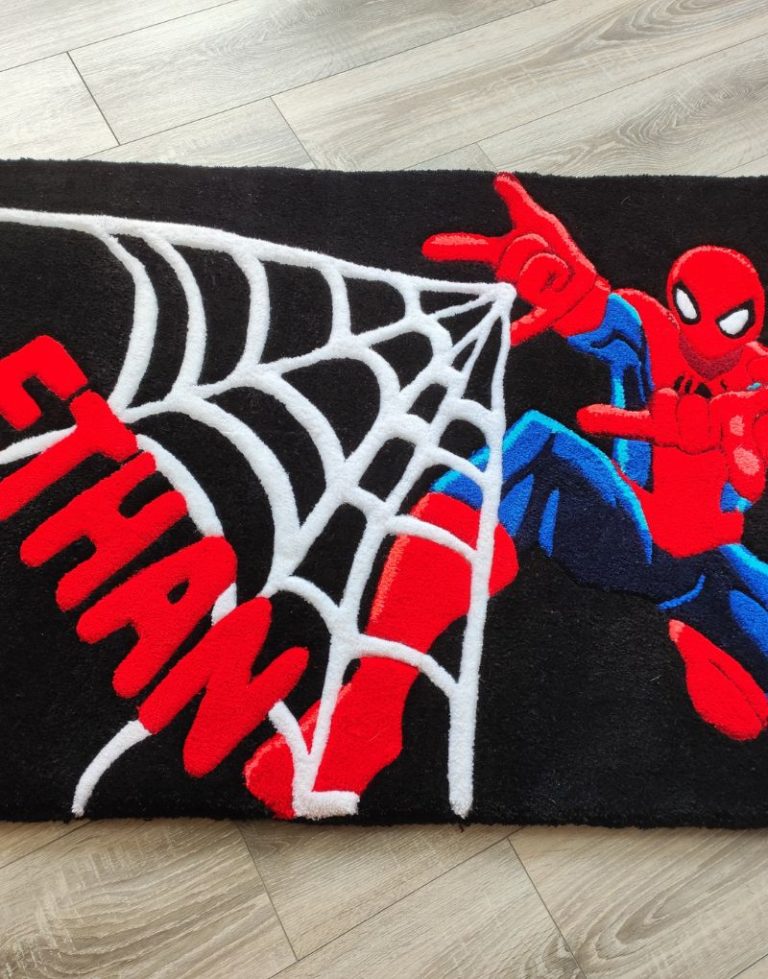 tapis spider man personnalisé