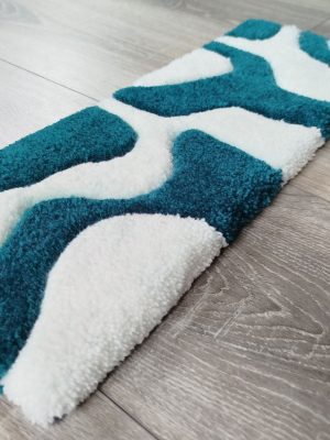 zoom tapis de clavier abstrait tufting