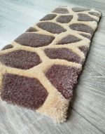 zoom tapis de clavier girafe tufting