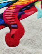 zoom trompe éléphant tufting